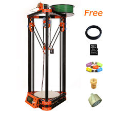 high quality factory delta 3d printer for sale with 40m Filament 8GB SD card LCD masking tape for Free