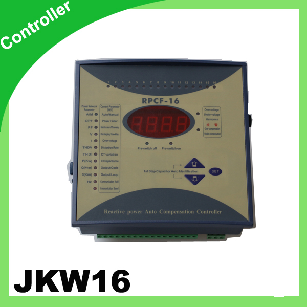 JKW16 RPCF Power regulator factor Compensator Digital Power Factor Meter 16step 380v