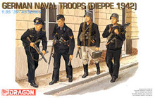 Modelo del dragón 6087 1/35 escala alemana Naval tropas ( Dieppe 1942 )