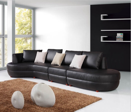 mostly white living room