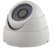 2015 Big Promotion 700TVL Serveillance Camera 24pcs IR night vision ABS material Dome Color image Indoor