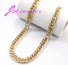 2015 New Fashion 18K Gold Silver Plated Women Gift Chain Chunky Necklaces Pendants Necklace Women Men