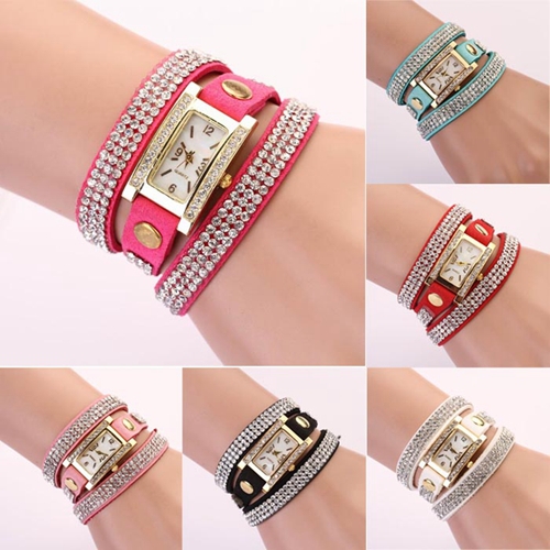 New Arrival 2015 Luxury Brand Fashion Watch Women Lady Crystal Quartz Dress Watch Wristwatches Promotion Gift