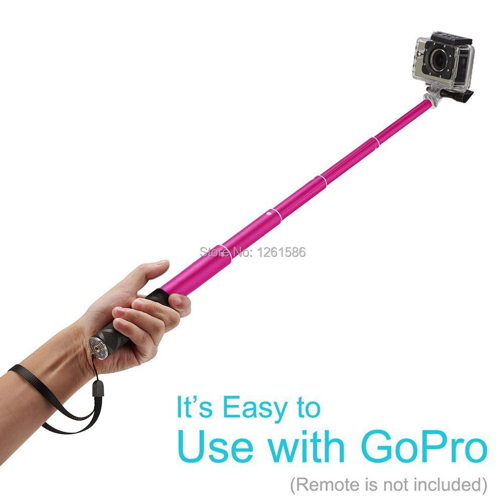 Bluetooth Selfie Stick GoPro Monopod with Tripod Stand4