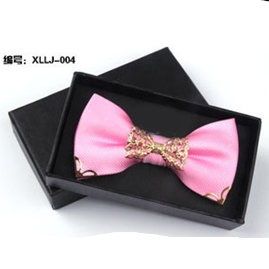 high quality bow cravat bowknot Bow tie Fashion male bow ties men married groom color block