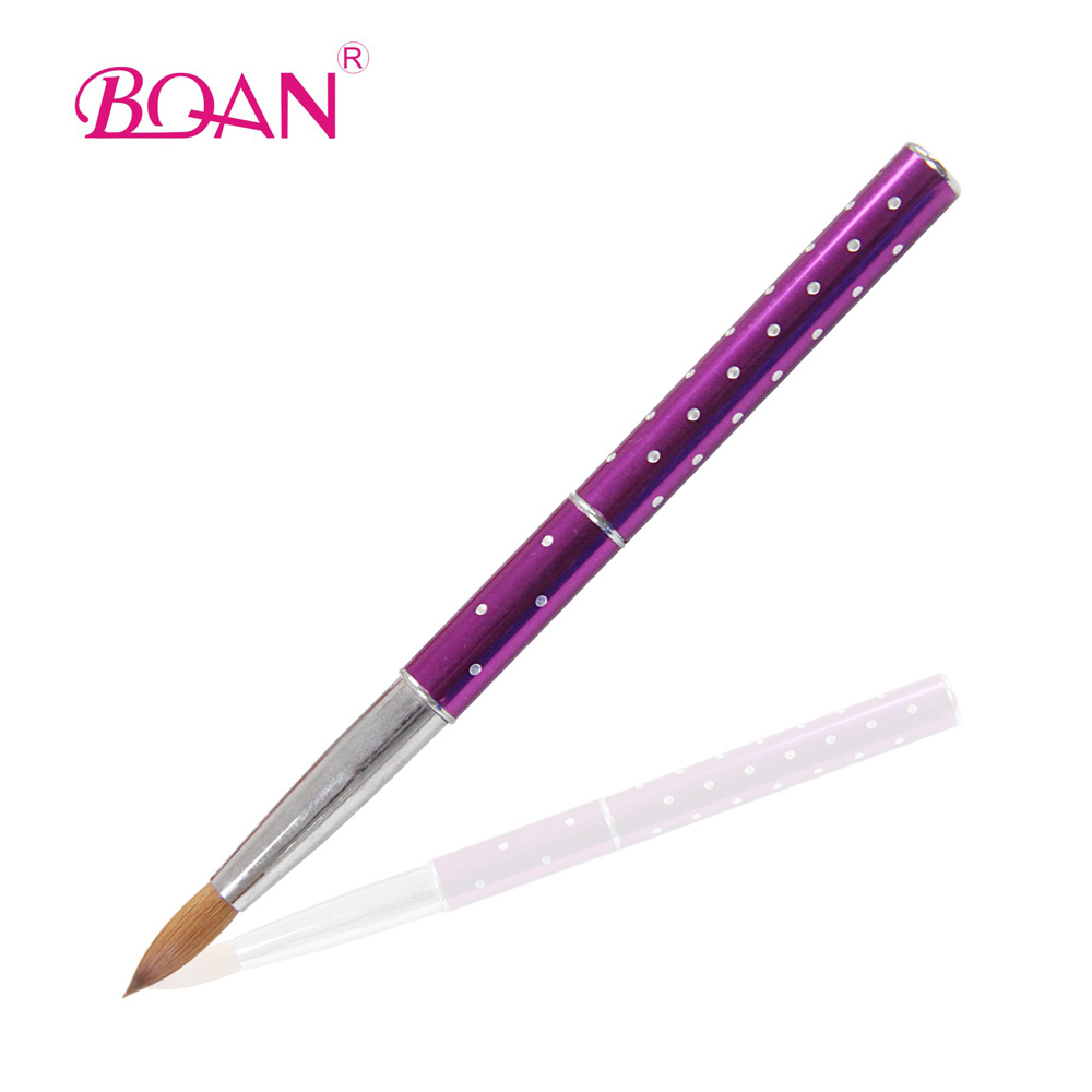 Acrylic Nail Brush Pure Kolinsky Sable Brushes Metal Acrylic Brushes