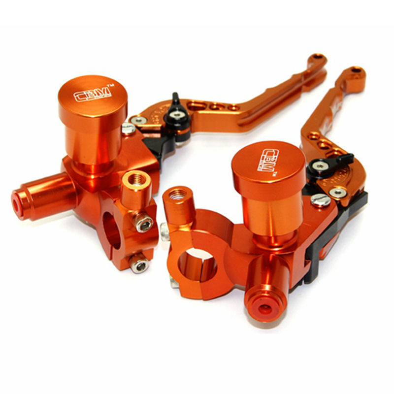 CNC 3 color CBM 22mm universal motorcycle brake master cylinder e-bike brake clutch levers automatic power