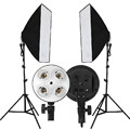 Video Photo Studio Soft Box 50x70cm Sets 2M Light Stand Tripod 4in1 Lamp Holder For 4