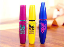 3pcs lot blue purple yellow Colossal Mascara Volume Express Makeup Curling They re real Mascara brand