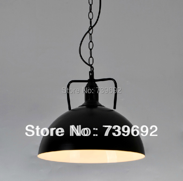 Фотография Northen europe style black antique pendant lamp american loft vintage pendant light pendant light 8967