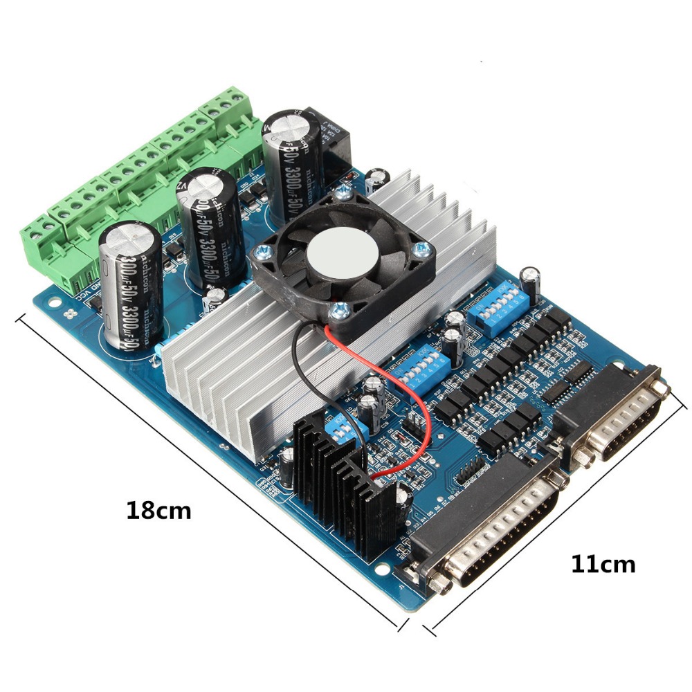 New CNC 3 axis TB6600 Stepper Motor Driver Board 4.5A/36V For Engraving Machine-Y102