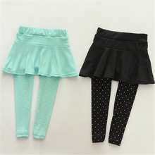 Toddler Girls Culottes Render Pants Kids Child Spring Fall Leggings Trousers Skirt 1-7 Years JY4