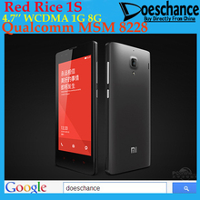 Original Xiaomi Red Rice 1S Xiaomi Hongmi 1S 4.7” Redmi WCDMA Quad Core Qualcomm MSM8228 Mobile Phone 8mp Dual SIM Android 4.2