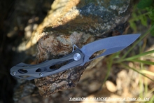 ALEXEY KONYGIN Decepticon 2 Custom Knife Factory Folding Knife D2 Blade Titanium Handle Tactical Hunting Knife