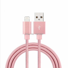 1M Luxury Line Data Charger USB Cable for iPhone 5 5S 6Plus IOS9 Charging Mobile Phone Cables For iphone 6s Cable