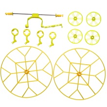Yellow Protection Wheels For Cheerson CX-10 CX-10A JJ810 RC Quadcopter Drone Spare Parts Helicopter Replacement Accessories