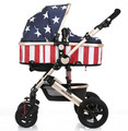 2016 New High Quality Fashion Baby Stroller Portable Widen Seat Light Weight Baby Stroller 3 in