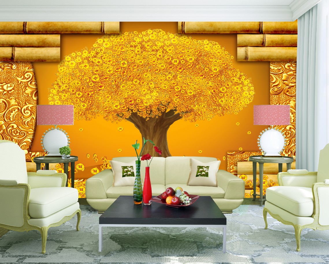 Online kopen wholesale muurschildering behang uit china ...