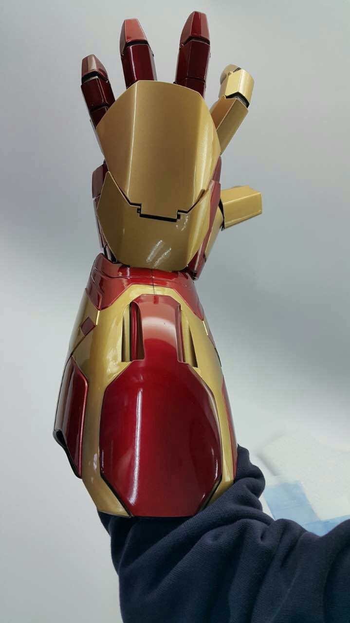 Left Hand Iron Man Mark 42 Mk42 1 1 Movable Wearable Arm Glove