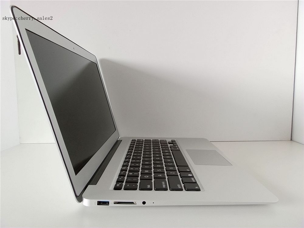 Free shipping Cheapest Aluminium Metal Ultrabook Laptop i7 4G RAM 64G SSD Camera Laptop Notebook Win7