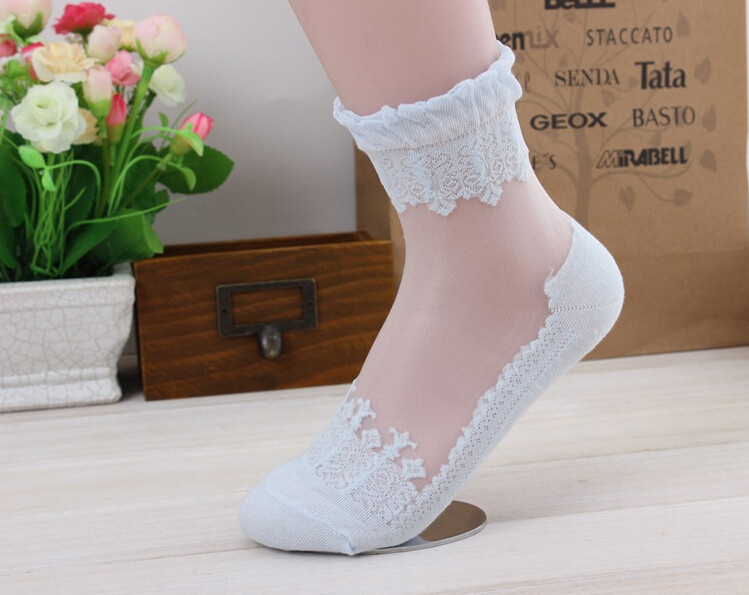 NWW173 women lace short socks (17)