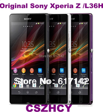 Unlocked Original Sony L36h  Xperia Z Smartphone Quad Core 2330mAh WaterProof Android OS 4.1 WIFI  free shipping