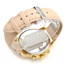 Splendid Summer Women Fashion Roman Numerals Faux Leather Analog Quartz Wrist Watch White Collar Business Woman