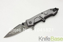 EXTREMA RATIO MF2 Folding knife Pocket Hunting Knives 440C 57HRC Gray Titanium Blade Metal Aluminium Handle 5pcs/lot free ship
