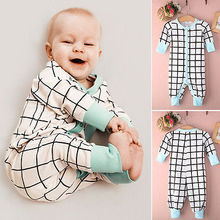 Cotton baby rompers Newborn Baby Clothes Boy Toddler Infant Long Sleeve jumpsuits 0-24M