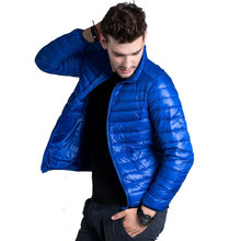 2015 Autumn Winter Duck Down Jacket, Ultra Light Thin plus size winter jacket for men Fashion Sports mens Outerwear coat