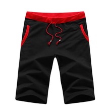 2016 Summer Fashion Men’s Shorts Men Casual Sport Shorts Homme Cotton Short Pants Beach Surf Bermuda Solid Color M-5XL