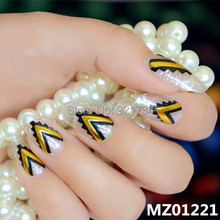 2015 newest 12 pcs strips press MZ01221 fashion fantasy rose mds series 3d wrap nail art polish stickers love see details