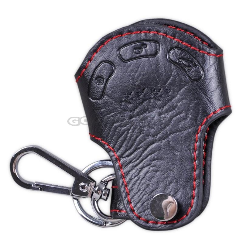 New Genuine Leather Remote Key Chain Holder Fob Ca...