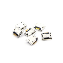New high quality 10pcs/LOT  Micro USB 5P,5-pin DIP Micro USB Jack,5Pins Micro USB Connector Tail Charging socket