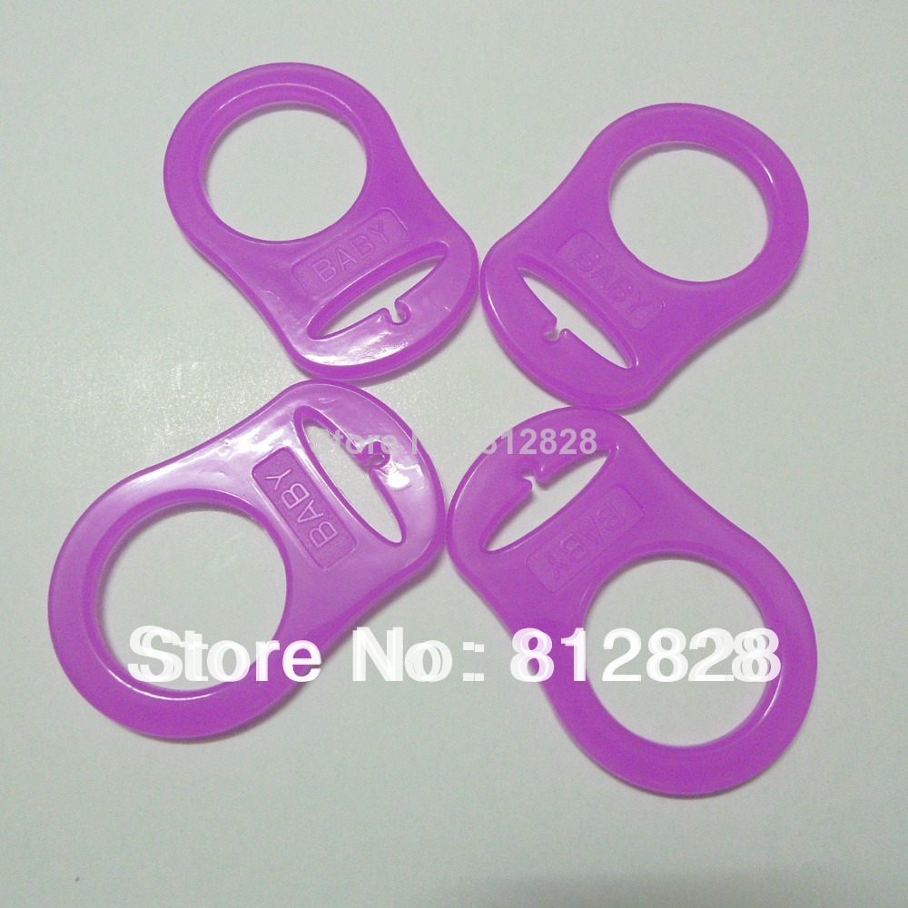 30pcs Fushia MAM Rings Silicone Pacifier Adapter D...