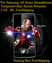 For Samsung For Galaxy Smartphone 9H 0.3mm 2.5D Ultra Thin Real Premium Tempered Glass Film Screen Protector With FreeShipping