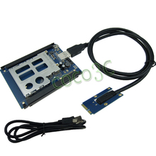 Полу / полный размер мини PCIe USB 2.0 для ExpressCard 54 / 34 слот адаптер PCI Express мини карта для Express Card конвертер читатель