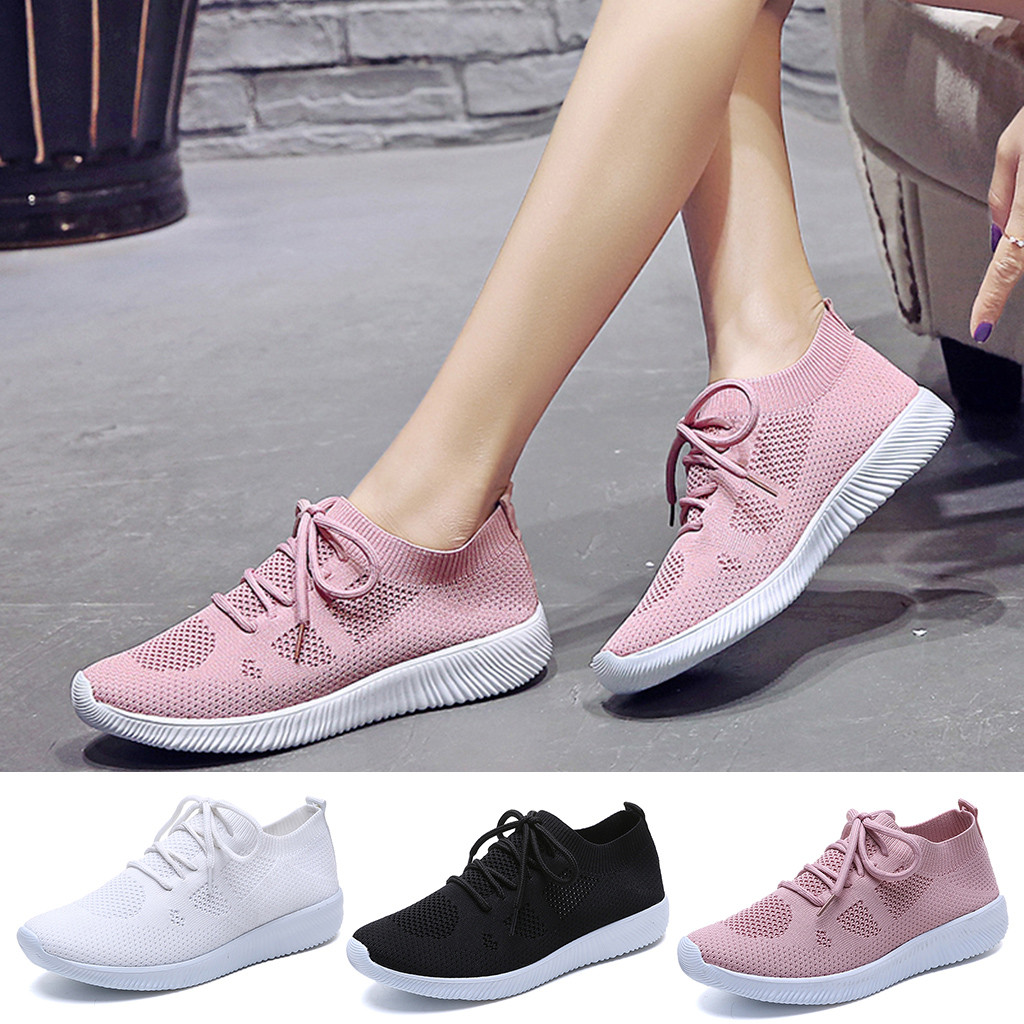 Lace up Light Running Shoes Women 