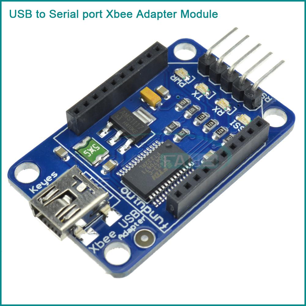Гаджет  Arduonp pro mini BTBee Bluetooth Bee USB to Serial port Xbee Adapter Module None Электронные компоненты и материалы