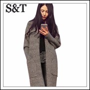 European-and-American-women-s-new-fall-coat-thick-coat-fashion-loose-long-sweater-knit-cardigan