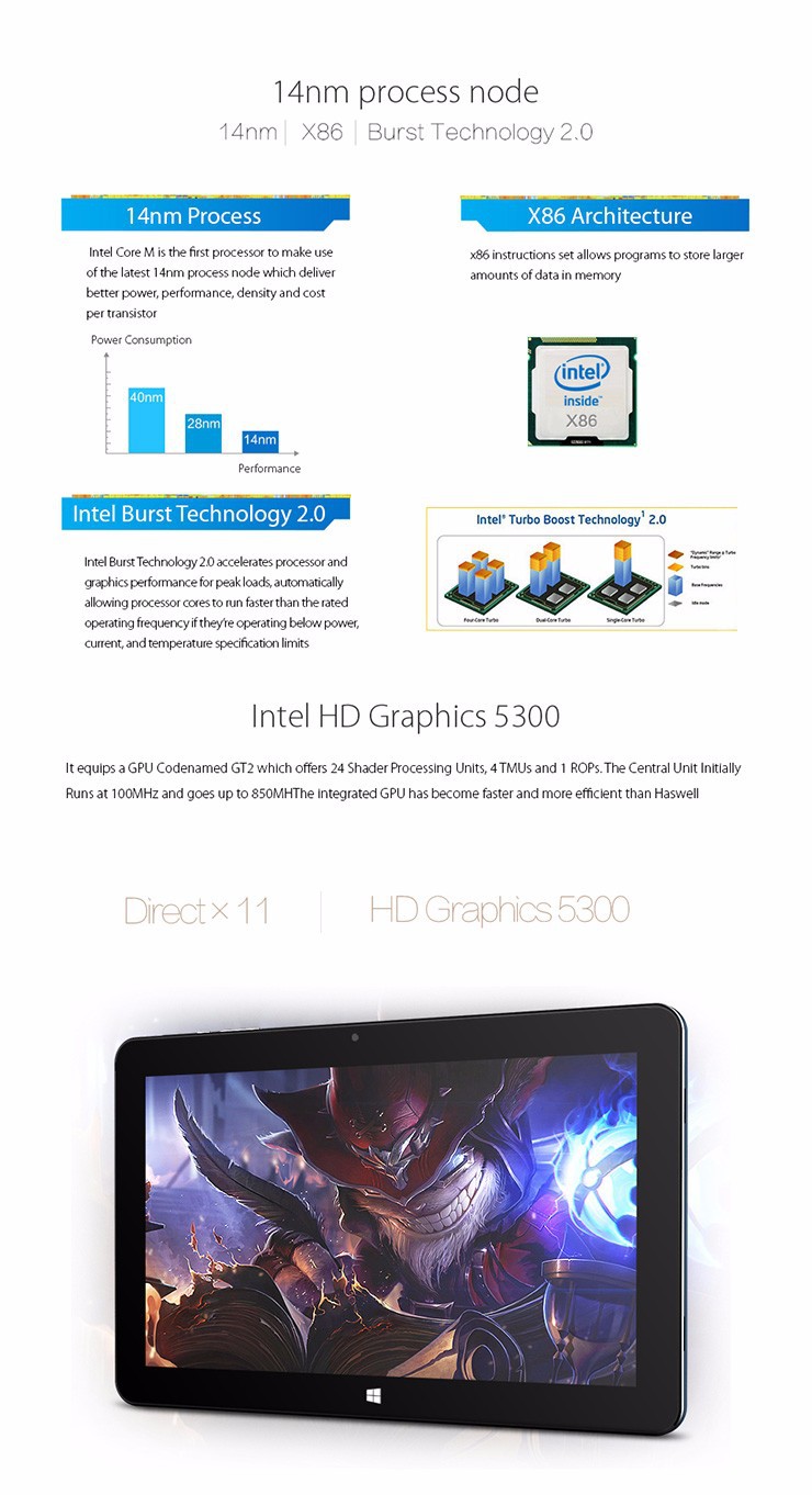 CUBE i7 Stylus Windows 8 4GB 64GB Electromagnetic Screen Tablet PC Intel 189058 11