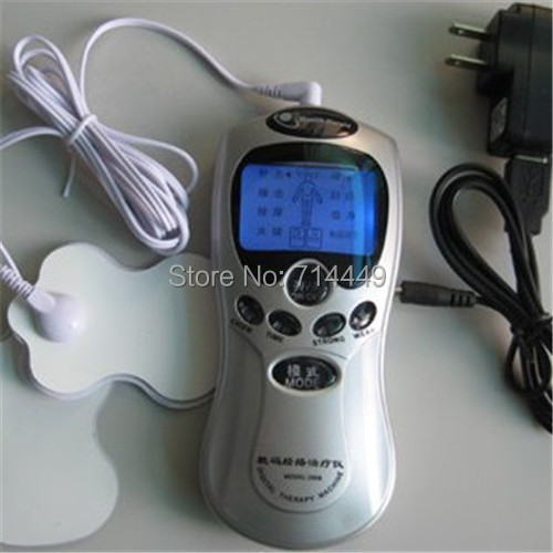 50Pcs Acupuncture Massager Electronic Pulse Massager Health Care Equipment Body Massage Blue Instrument Digital Therapy Machine