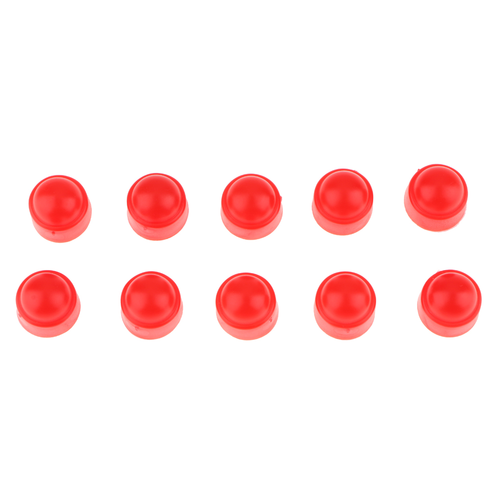 M14-10 caps Bolt Nut Domed Cover Caps Plastic Black
