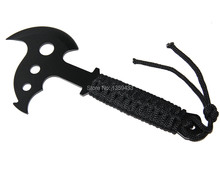 Free shiping!Outdoor camping axe fire axe hiking hatchet mountainous rescue camping axe  with rope handle