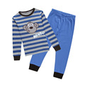 2016 New Arrival Children s Cartoon Monkey Pajamas Set Boys Girls Striped Nightwear Warm Winter Nightgown