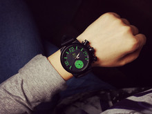 New Arrival High Quality QF Brand Big Dial Men Male Watch Military Fashion Watches Quartz Sports