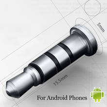 3 5 MM Earphone Jack Smart Key Shortcuts Dust Plug Klick Quick Button for Samsung Galaxy