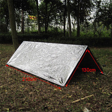 Brand New Water Proof Emergency Survival Rescue Blanket Foil Thermal Space First Aid Sliver Rescue Curtain