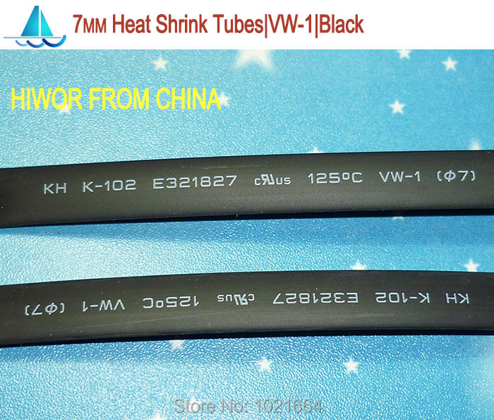 20meters/lot 6MM Heat Shrink Tubes Shrinkable Tubing Insulation Sleeving