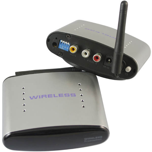 2.4GHz Wireless TV Audio Video AV Transmitter RCA Composite Receiver